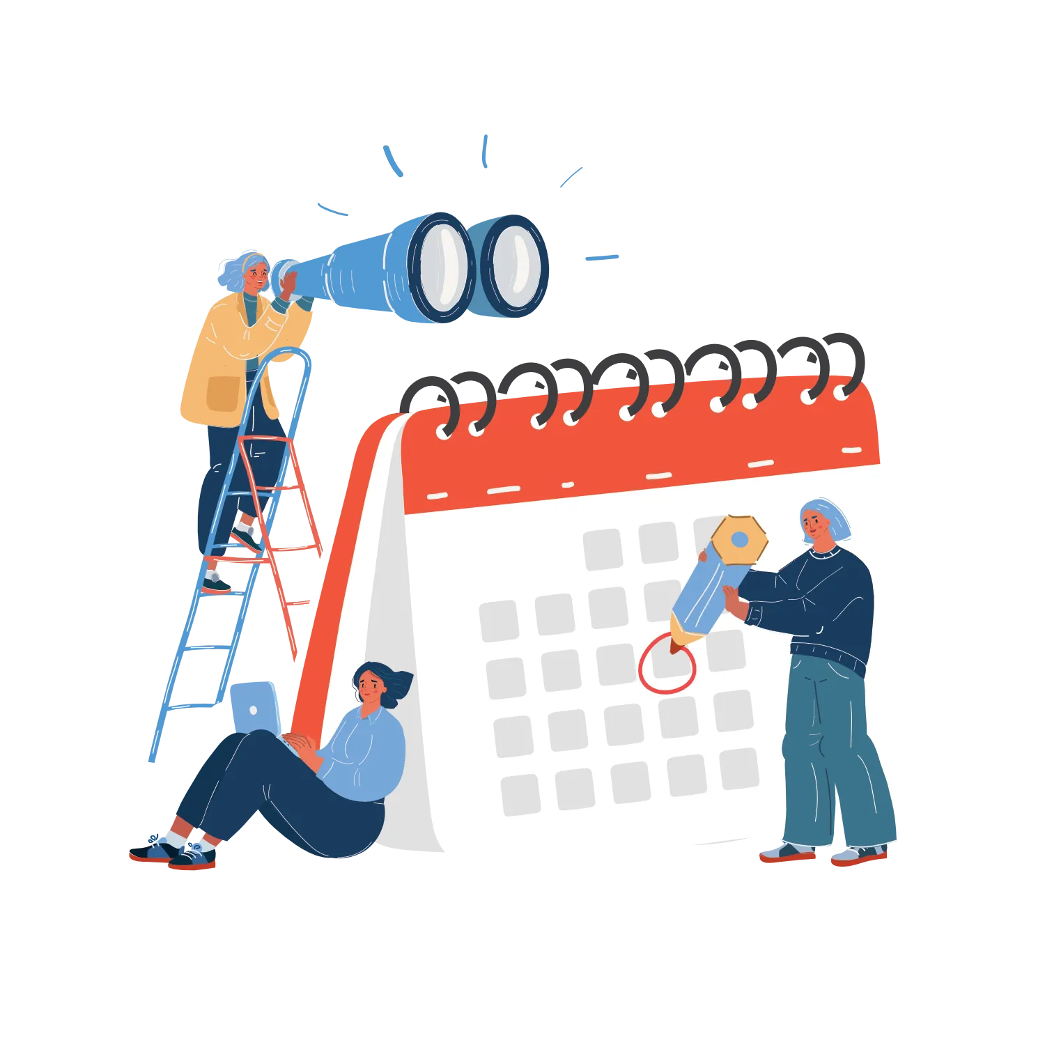A calendar with gentle notification badges appearing — conveying the ease and flow of receiving client bookings without overwhelm